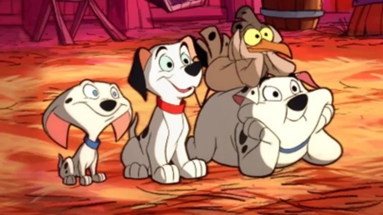 101 Dálmatas: La Serie (1997), caricatura animada de Disney con aventuras caninas y estilo noventero