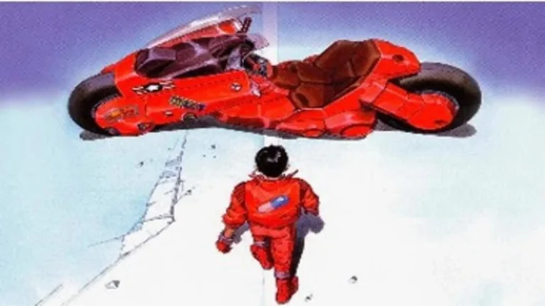 Imagen de Akira (1988), película de anime cyberpunk que revolucionó la animación japonesa con su estilo visual único