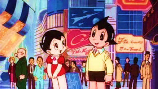 Imagen destacada de Astro Boy (1980), anime retro de ciencia ficción creado por Osamu Tezuka