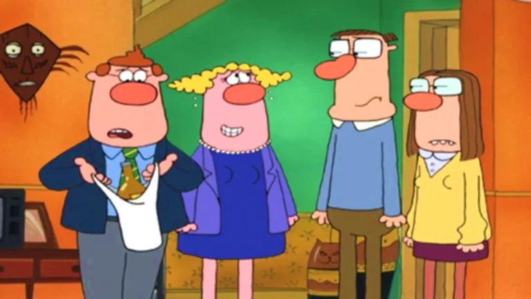 Escena de Bob y Margaret (1998), serie animada británica-canadiense transmitida por Locomotion y HBO Olé