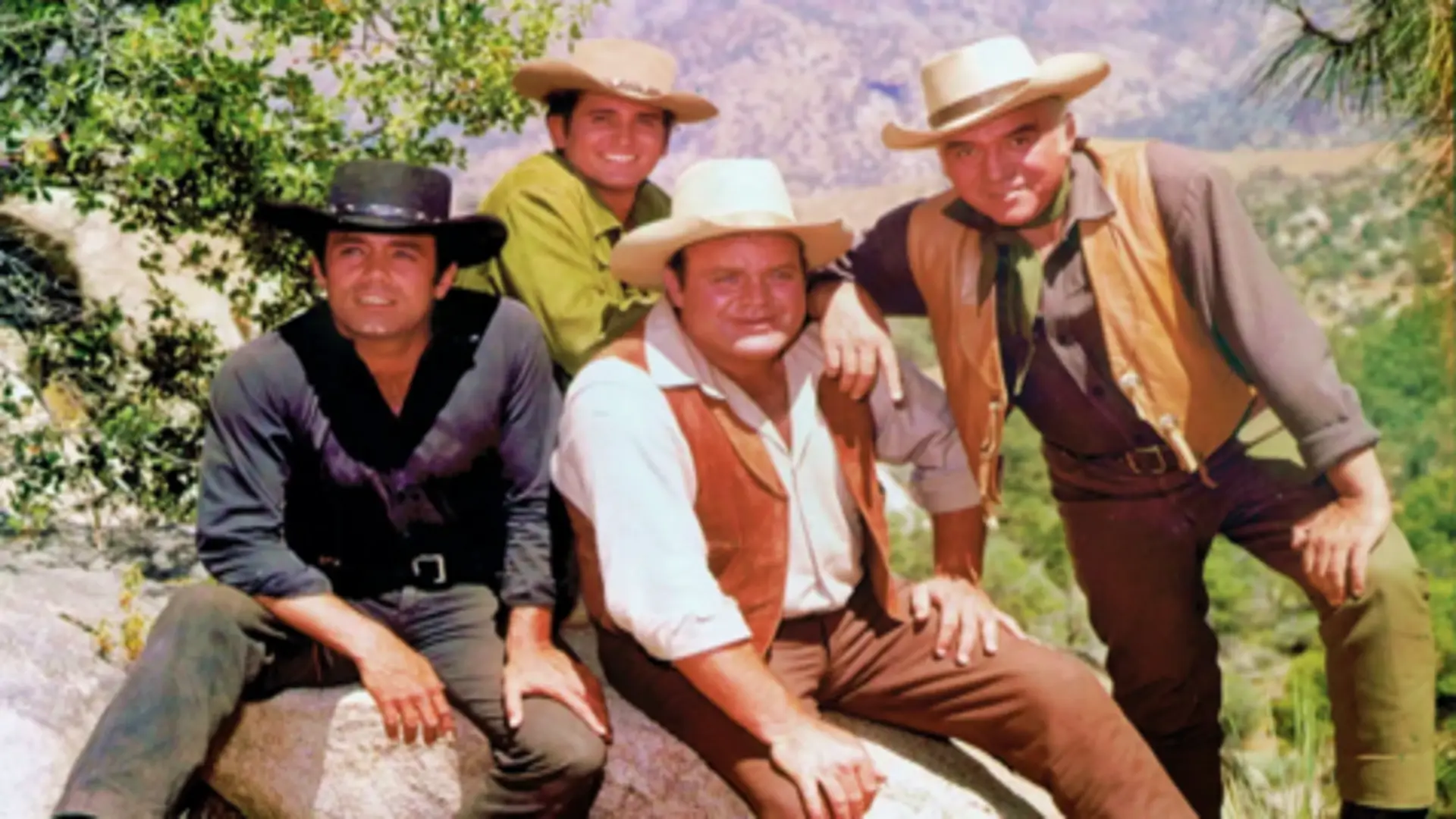 Bonanza (1959), serie de televisión western clásica con la familia Cartwright en el rancho Ponderosa