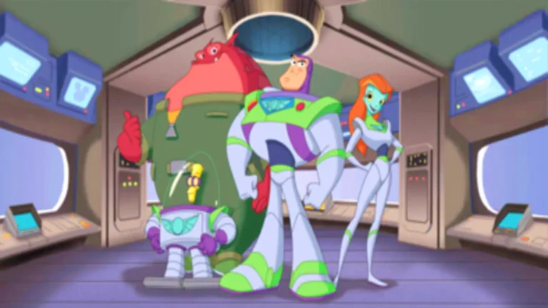 Buzz Lightyear, Comando Estelar (2000), serie animada retro de ciencia ficción y aventuras espaciales