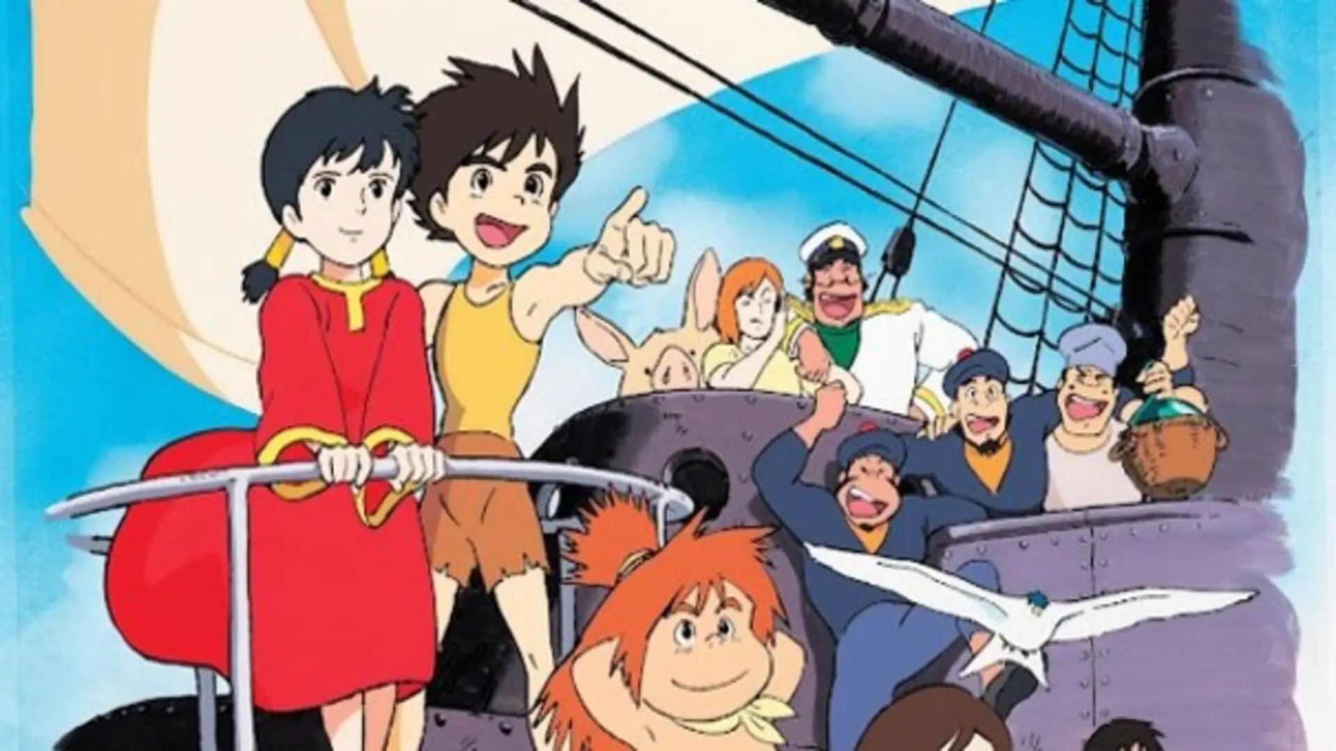 Imagen de Conan, el niño del futuro (1978), anime clásico transmitido por Canal 5 y Caritele en México