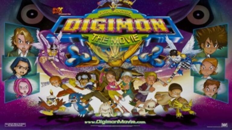 Imagen promocional de Digimon, La película (2000), clásico anime que marcó la infancia de los fans de Fox Kids
