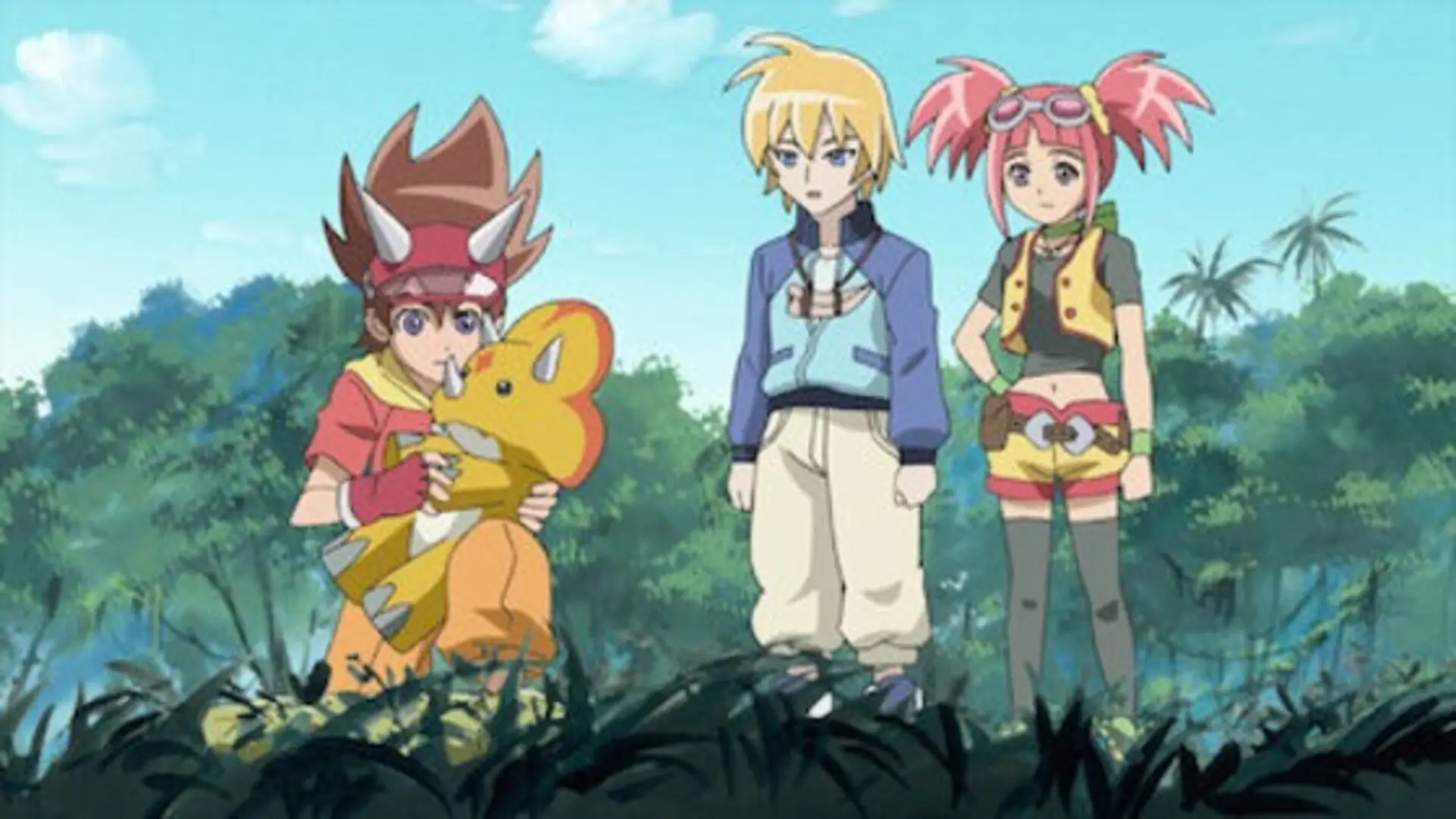 Imagen destacada de Dino Rey (2007), serie anime retro con dinosaurios, acción y fantasía