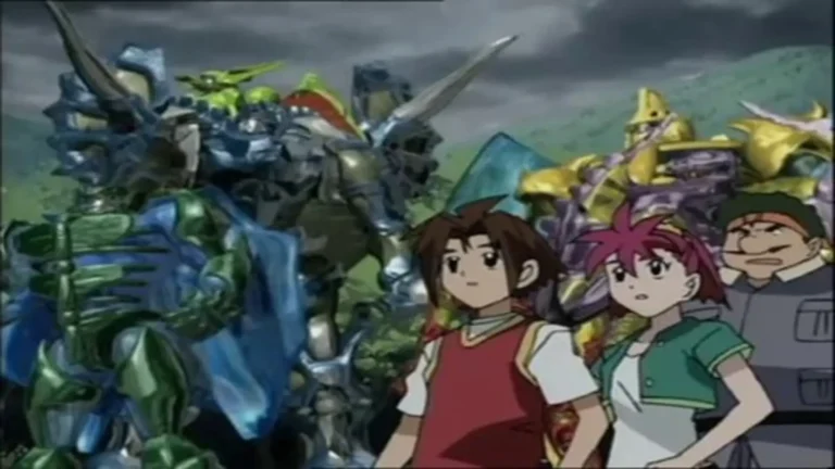 Imagen destacada de DinoZaurs: La Serie (2000), anime clásico de dinosaurios mecha y acción épica