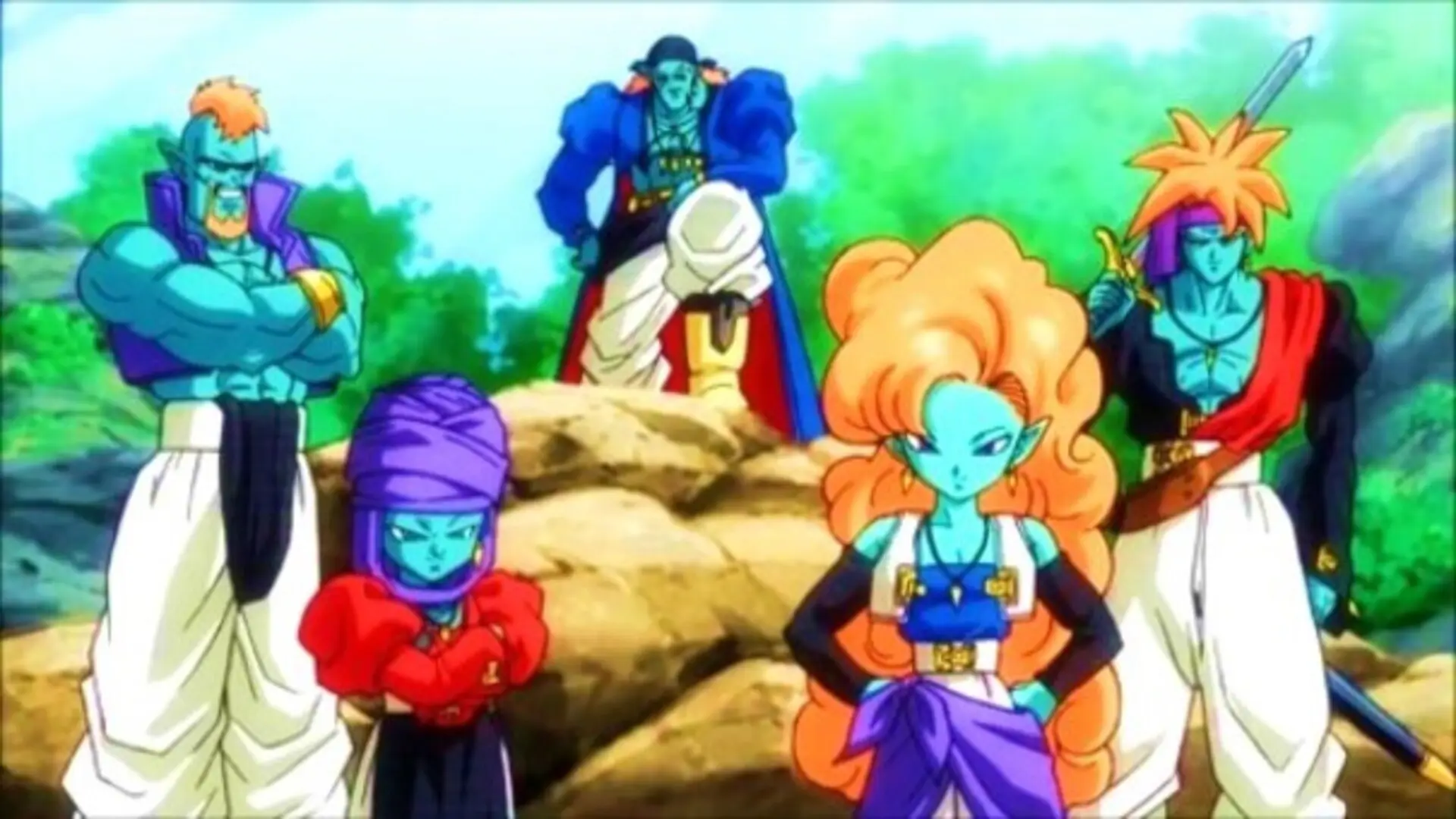Gohan enfrentando a Bojack en Dragon Ball Z: La galaxia está en peligro (1993)