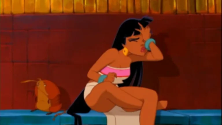 El camino hacia El Dorado (2000), película animada retro de aventuras y comedia con estética dorada y personajes icónicos