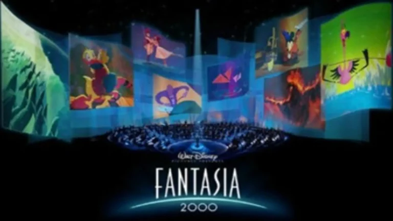 Fantasía 2000 (1999) es una película animada de Disney que celebra la música clásica con arte visual, animación experimental y legado cinematográfico