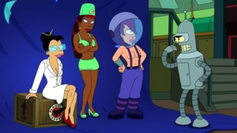 Futurama (1999), serie animada de ciencia ficción y comedia para adultos creada por Matt Groening