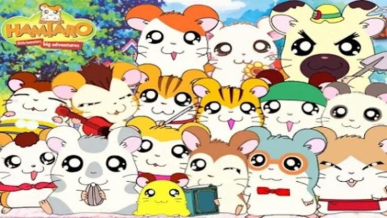 Imagen destacada de Hamtaro (2000), anime retro infantil con hámsters aventureros y amistad