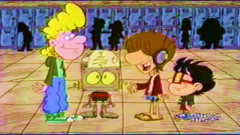 Jones, El Robot (2002), serie animada retro con estética ochentera y humor escolar tecnológico