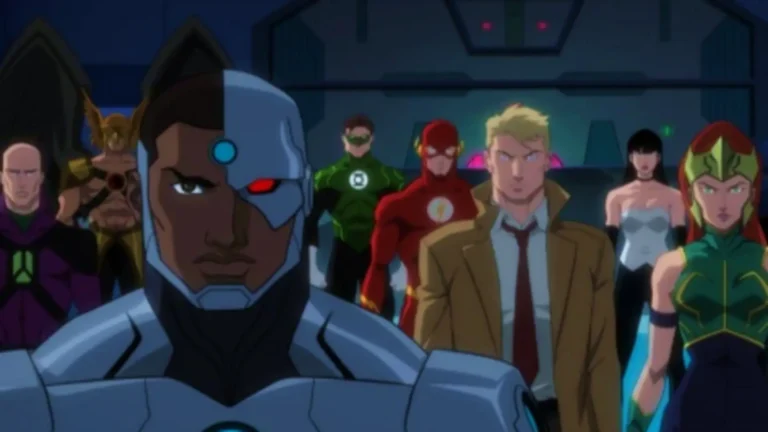 Batman, Constantine y Zatanna en Liga de la Justicia Oscura (2017), película animada de DC y WB