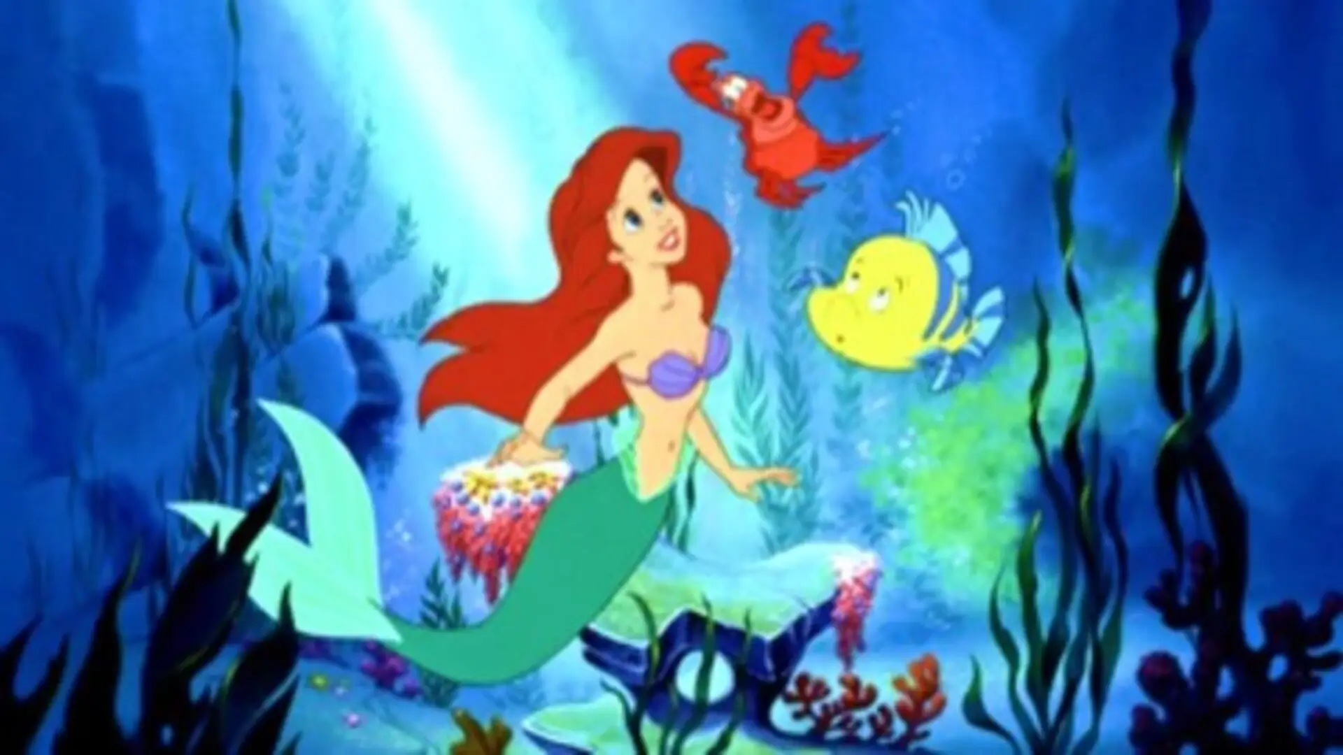 La Sirenita de Disney (1992), serie animada clásica de fantasía marina, aventuras y magia submarina