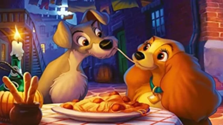 La dama y el vagabundo (1955) es una película animada de Disney que celebra el amor entre opuestos con ternura, humor y música inolvidable