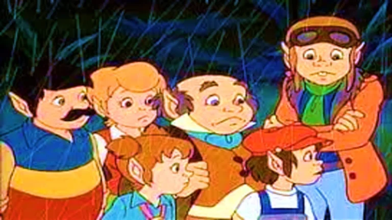Escena nostálgica de La familia Meñique (1983), serie animada infantil basada en The Littles