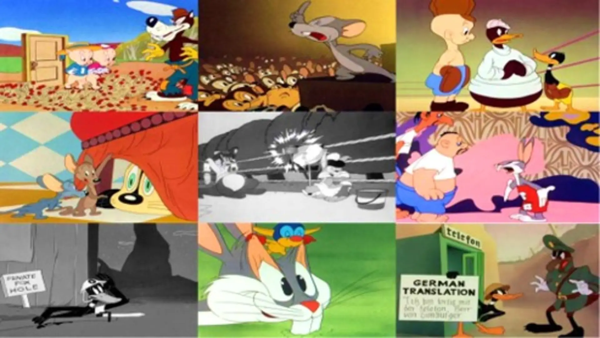 Looney Tunes (1930), serie animada clásica de Warner Bros. con personajes como Bugs Bunny y el Pato Lucas