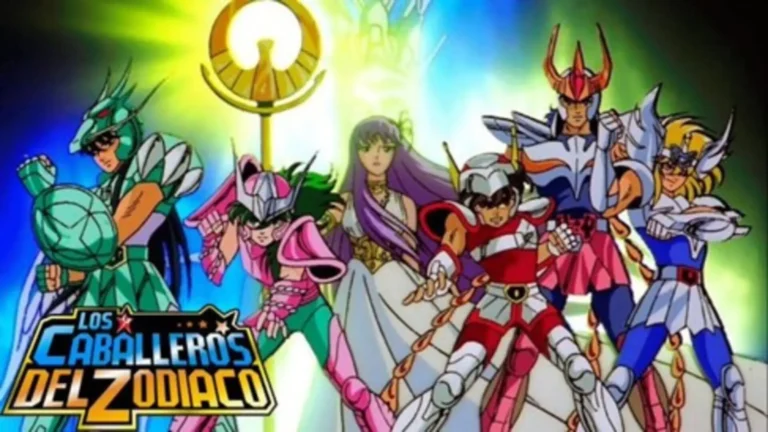 Los Caballeros del Zodiaco (1986), serie de anime clásica transmitida en México por Azteca 7