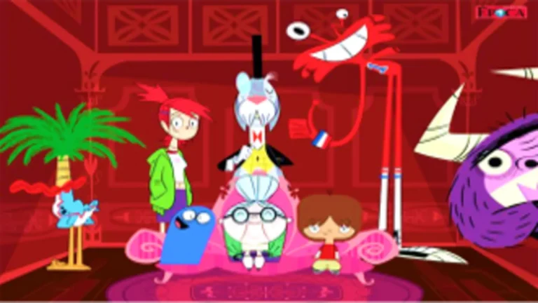 Mansión Foster para amigos imaginarios (2004), serie animada de fantasía, comedia y ternura retro