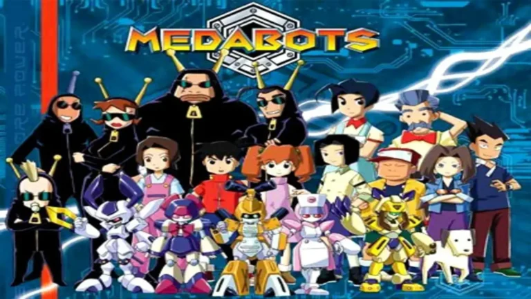 Medabots (1999), anime clásico de robótica, acción juvenil y batallas entre robots con estética futurista
