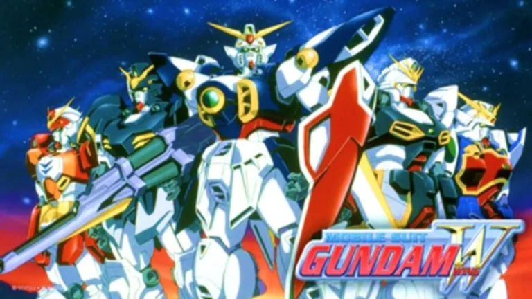 Escena de Mobile Suit Gundam Wing (1995), anime clásico de mechas transmitido en México por Canal 5 y Locomotion