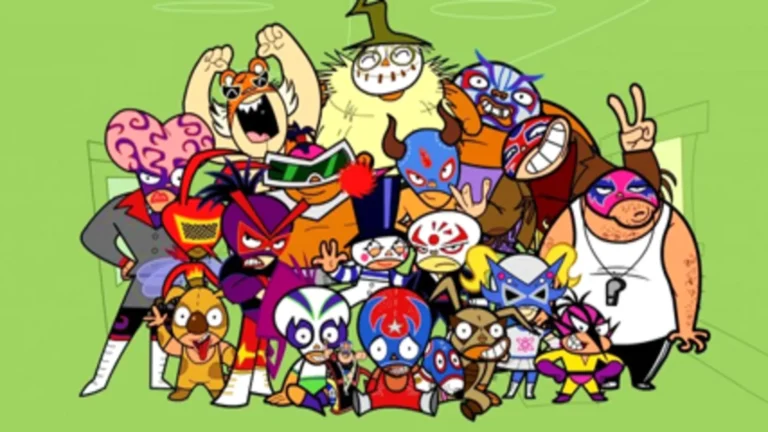 ¡Mucha Lucha! (2002), serie animada retro de lucha libre con humor mexicano y personajes enmascarados