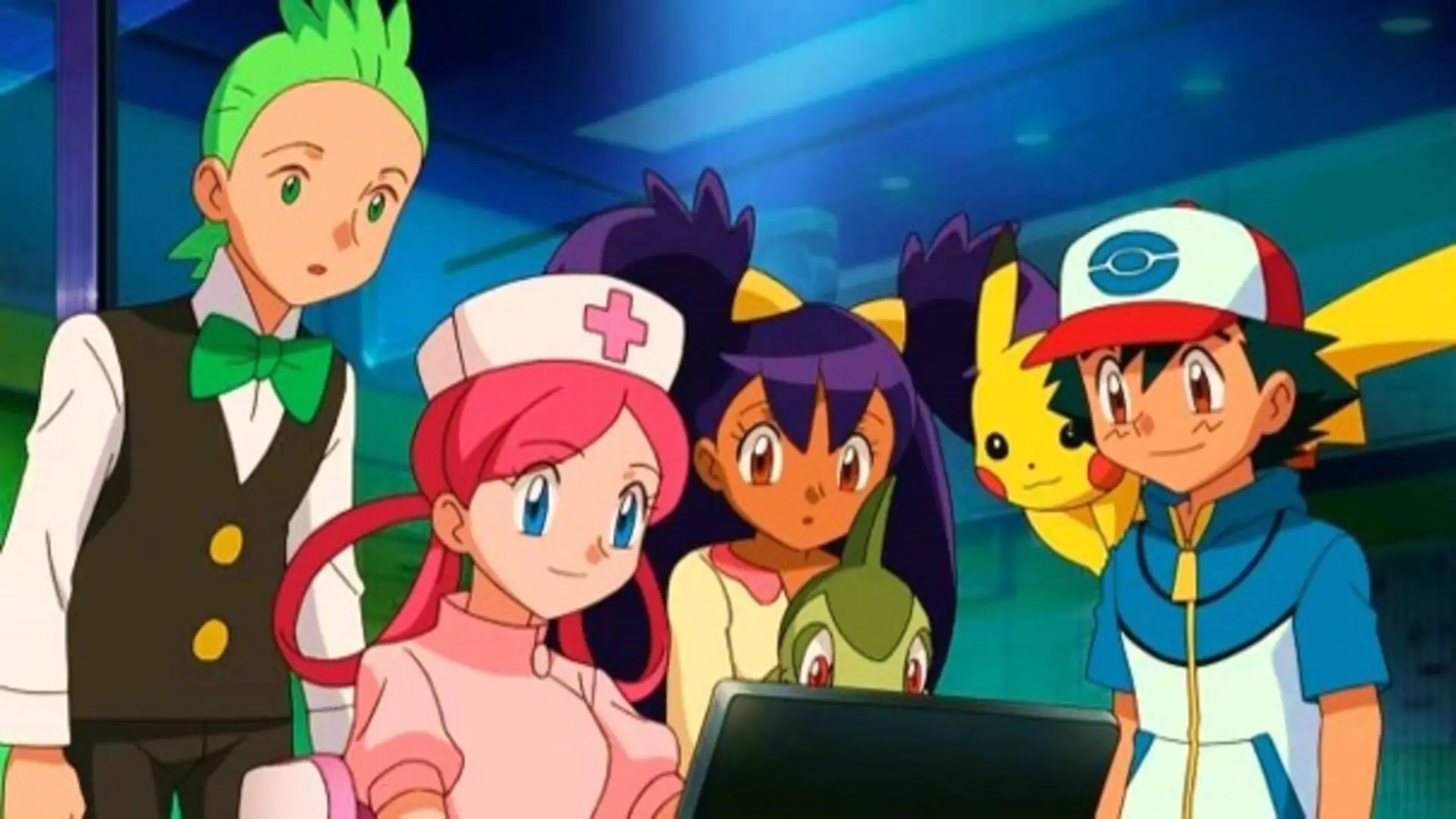 Keldeo enfrentando a Kyurem en Pokémon: Kyurem vs. El Espadachín Místico (2012), película de anime clásica