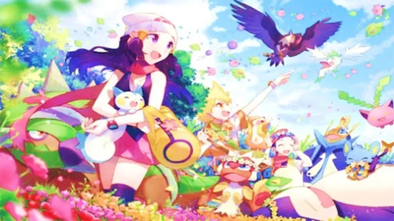 Escena nostálgica de Pokémon: Diamante y Perla (2006), serie de anime clásica ambientada en la región de Sinnoh