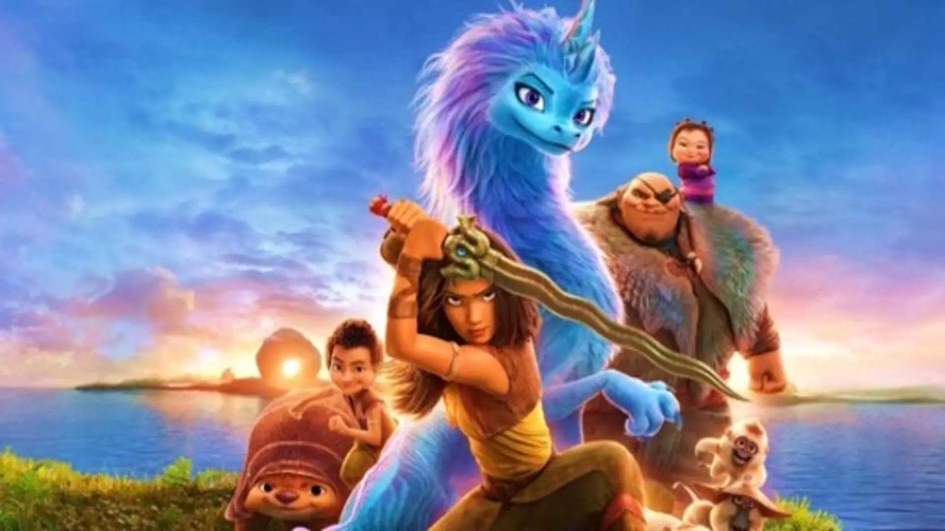 Retrato vibrante de Raya y el Último Dragón (2021), el clásico número 59 de Disney que celebra la unión y la diversidad del sudeste asiático