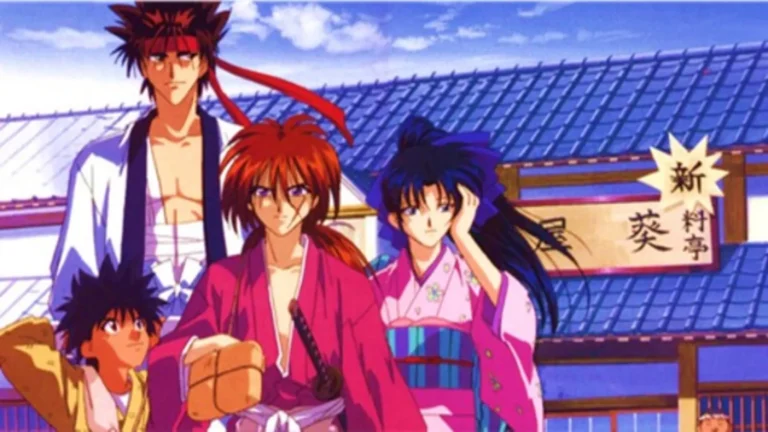Kenshin Himura en Samurái X (1996), serie de anime clásica con acción y redención