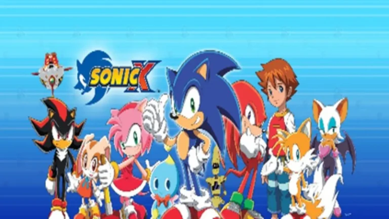 Imagen destacada de Sonic X (2003), serie anime retro con acción, ciencia ficción y personajes de videojuegos