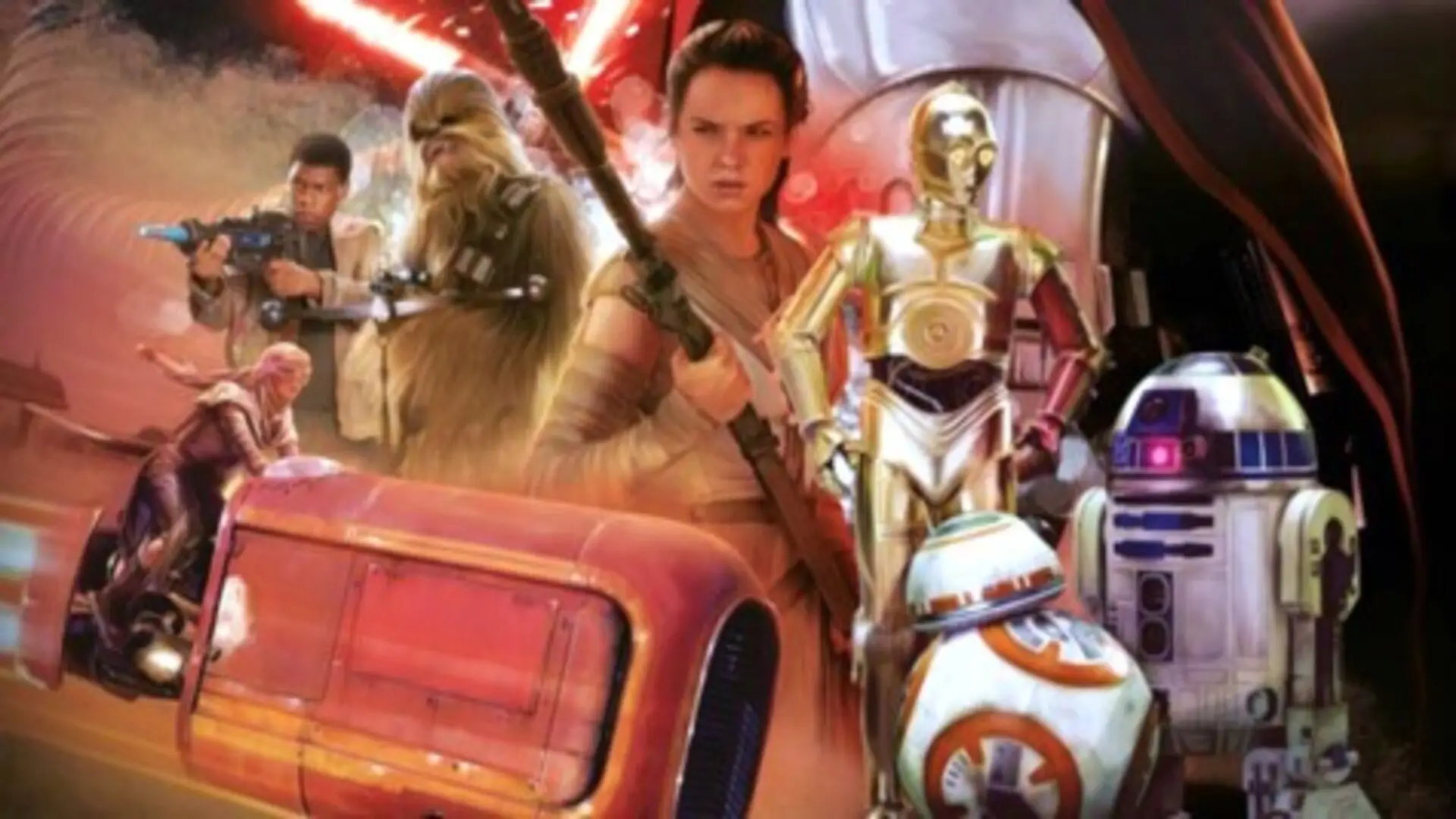 Escena de Star Wars: Los últimos Jedi (2017), película épica de space opera y legado galáctico