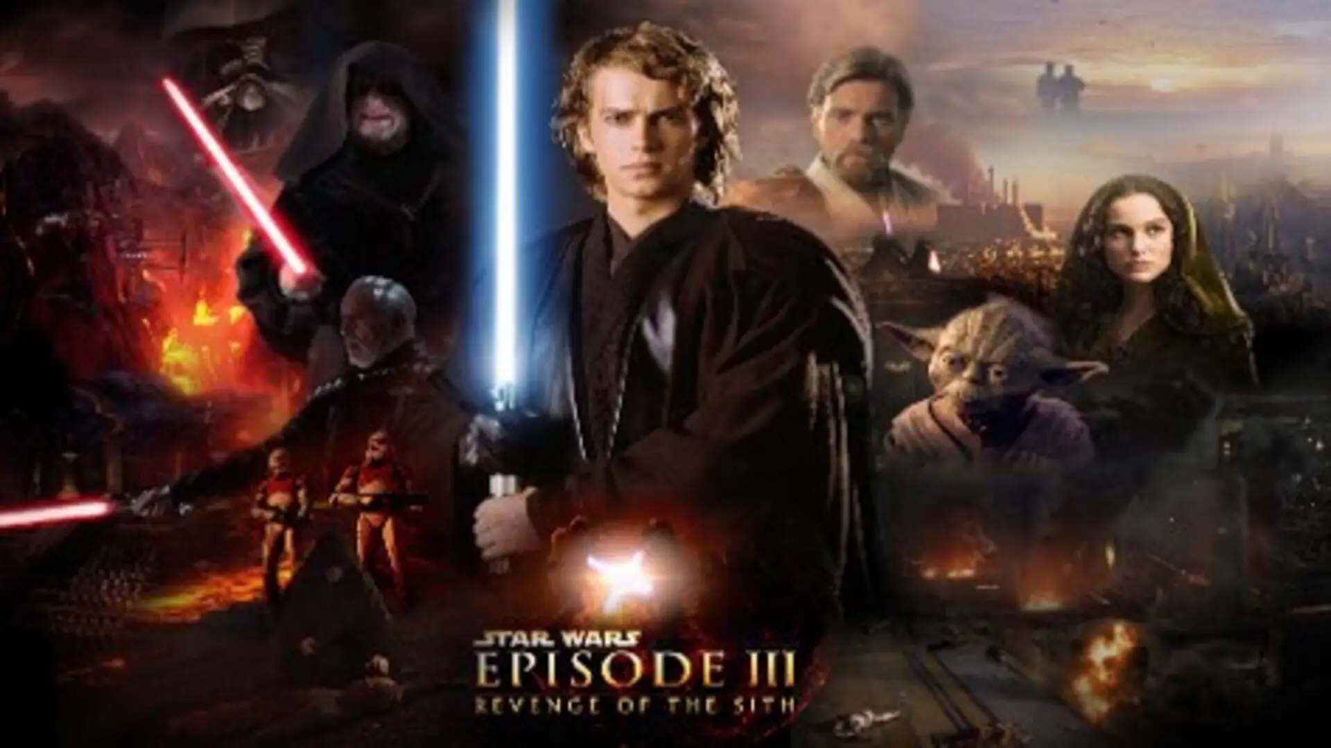 Star Wars: Episodio III - La venganza de los Sith (2005), película épica con la caída de Anakin y el ascenso del Imperio