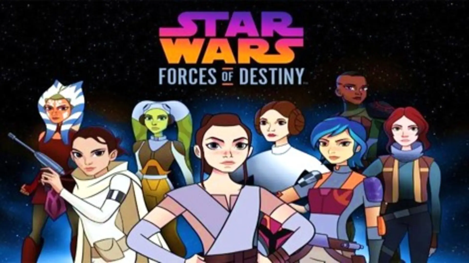 Heroínas galácticas en Star Wars: Fuerzas del Destino (2017), serie animada retro y nostálgica