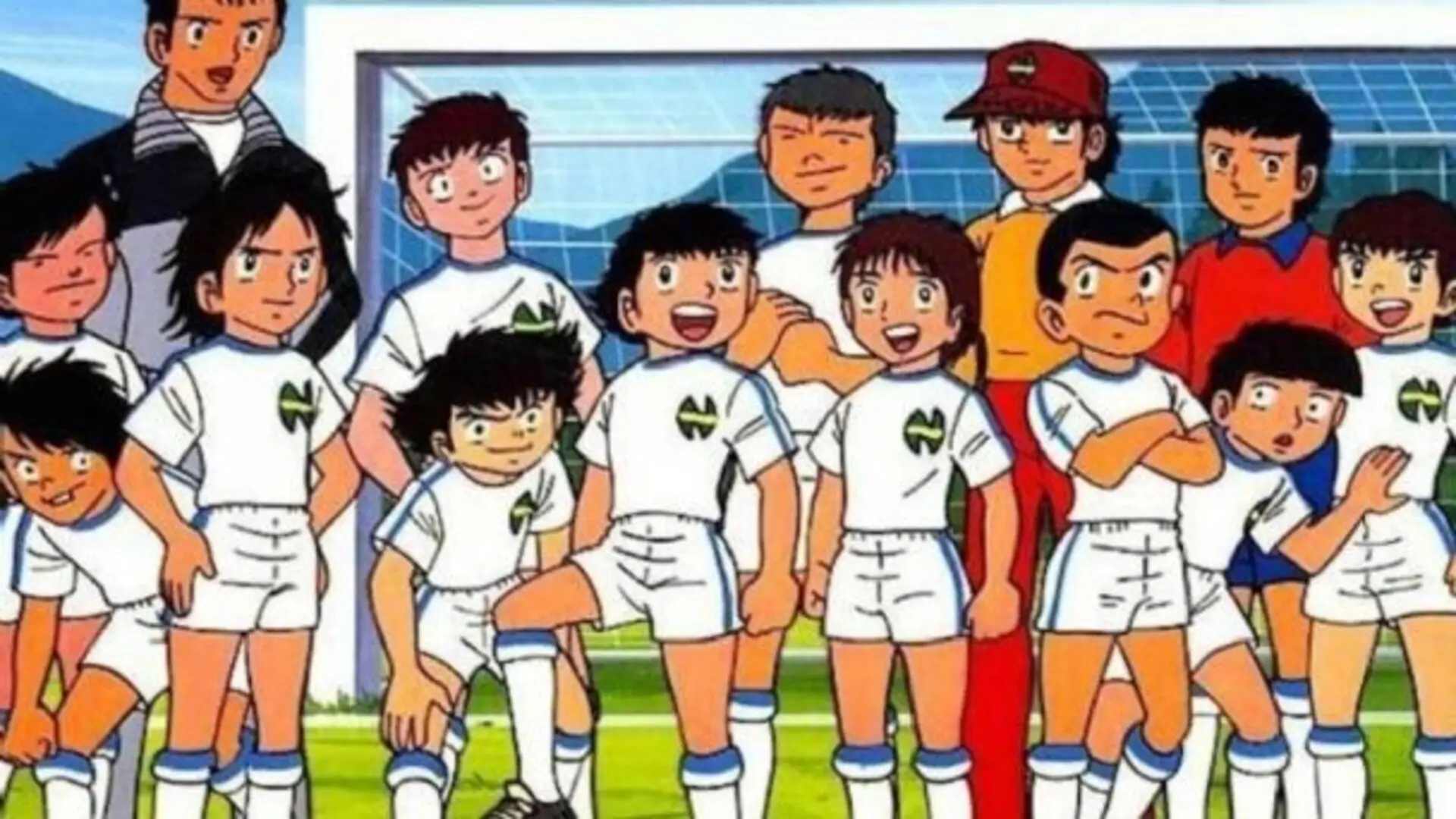Escena nostálgica de Súper Campeones (1983), anime retro de fútbol y sueños juveniles