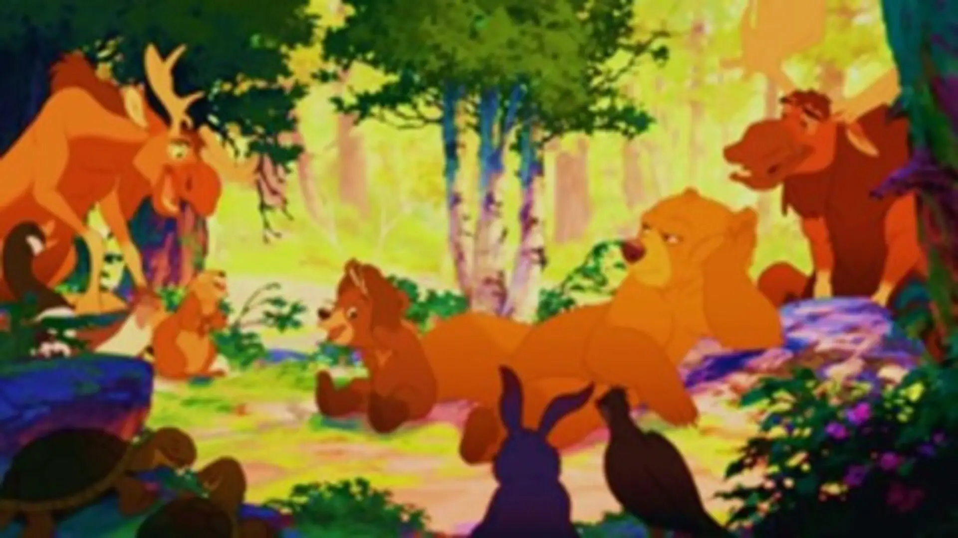 Tierra de osos (2003) es una película animada de Disney que celebra la hermandad, la transformación espiritual y la conexión con la naturaleza a través de una emotiva aventura