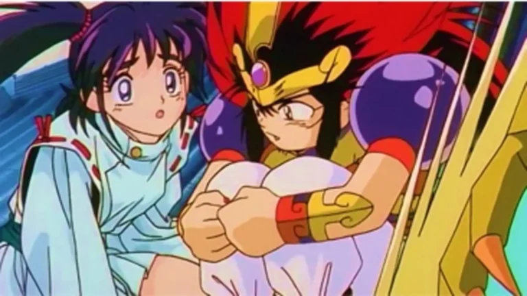 Escena de Zenki (1995), anime clásico de acción sobrenatural transmitido en México con doblaje latino