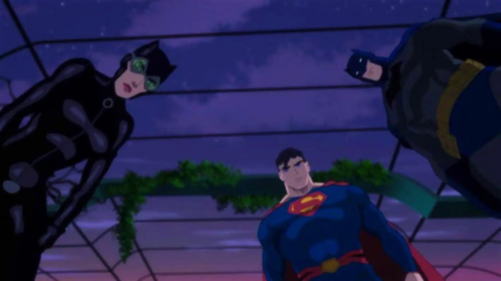 Escena de Batman: Silencio (2019), película animada retro de misterio y acción del universo DC Comics