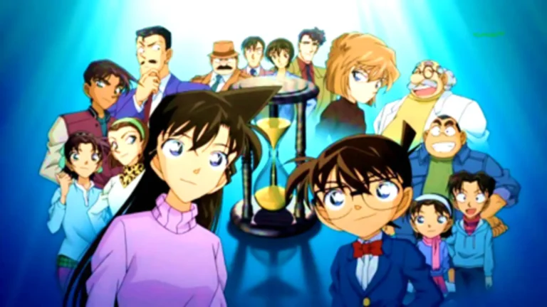 Imagen destacada de Detective Conan (1996), serie de anime retro de misterio e investigación con estilo clásico japonés