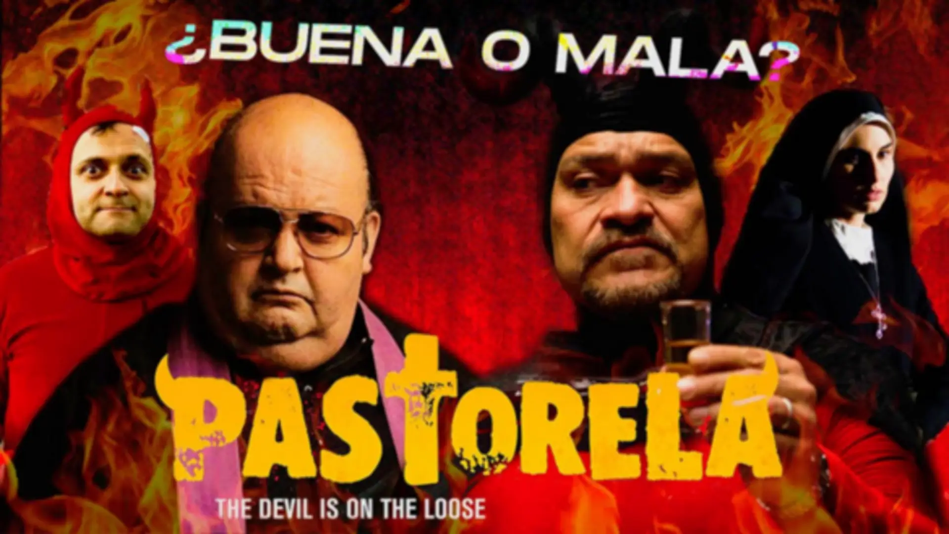 Pastorela (2011), comedia navideña mexicana con Joaquín Cosío luchando por su papel de diablo en una sátira festiva