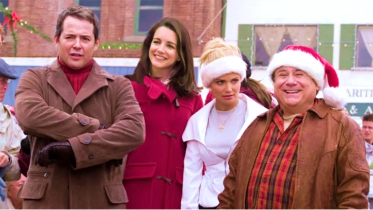 Una Navidad Muy Prendida (2006), comedia navideña con Danny DeVito y Matthew Broderick en competencia de luces