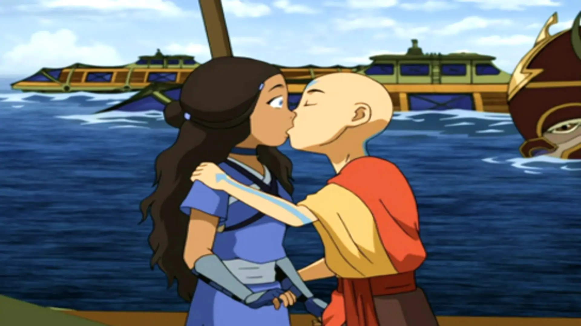 Escena nostálgica de Avatar: La leyenda de Aang (2005), serie animada de fantasía y aventuras