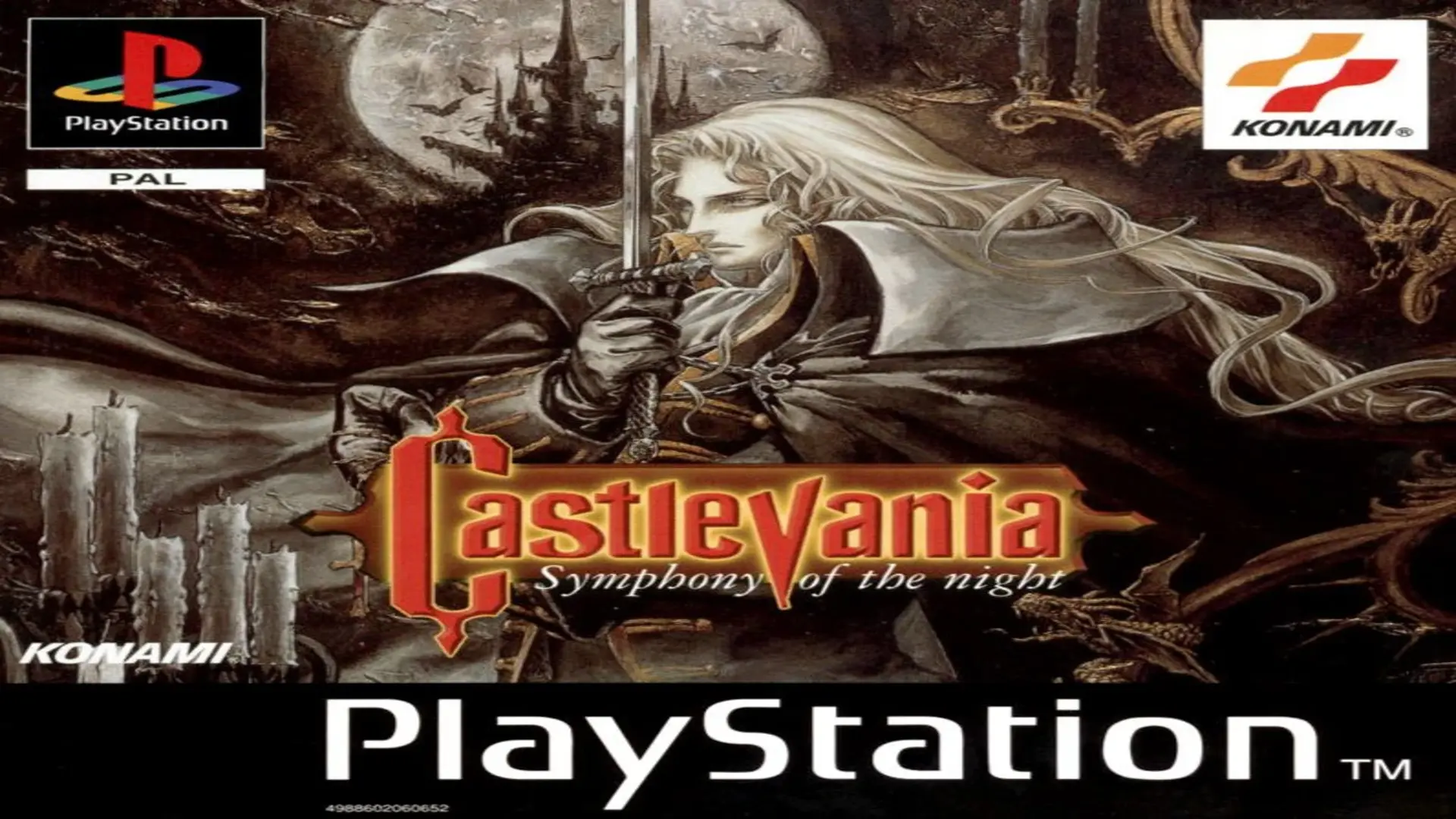 Castlevania: Symphony of the Night (1997), videojuego retro estilo Metroidvania para PlayStation con ambientación gótica y rol