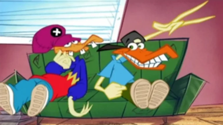 Dos Patos Extremos (2001), serie animada francocanadiense de deportes extremos y humor irreverente