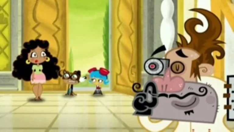 Escena retro de El Tigre (2007), serie animada de acción y comedia con estética mexicana y narrativa moral
