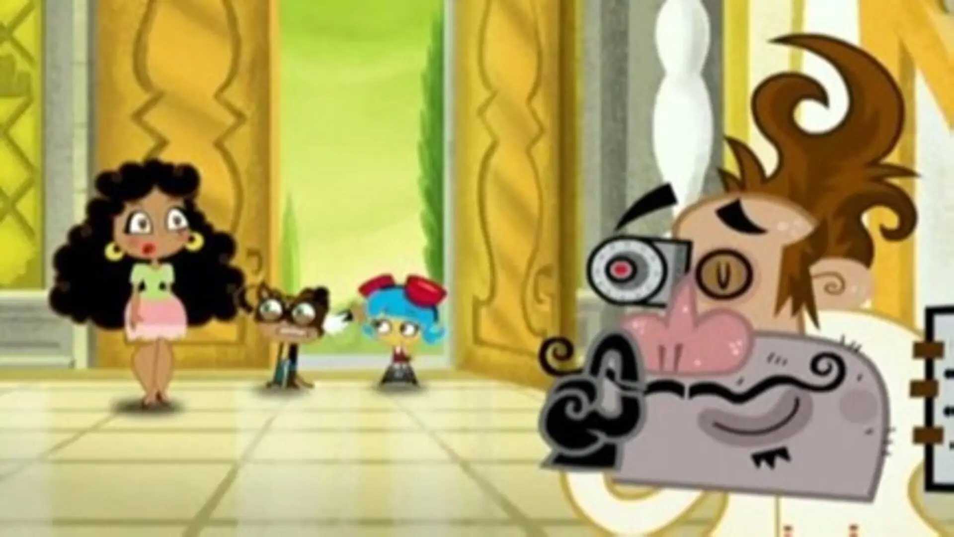 Escena retro de El Tigre (2007), serie animada de acción y comedia con estética mexicana y narrativa moral