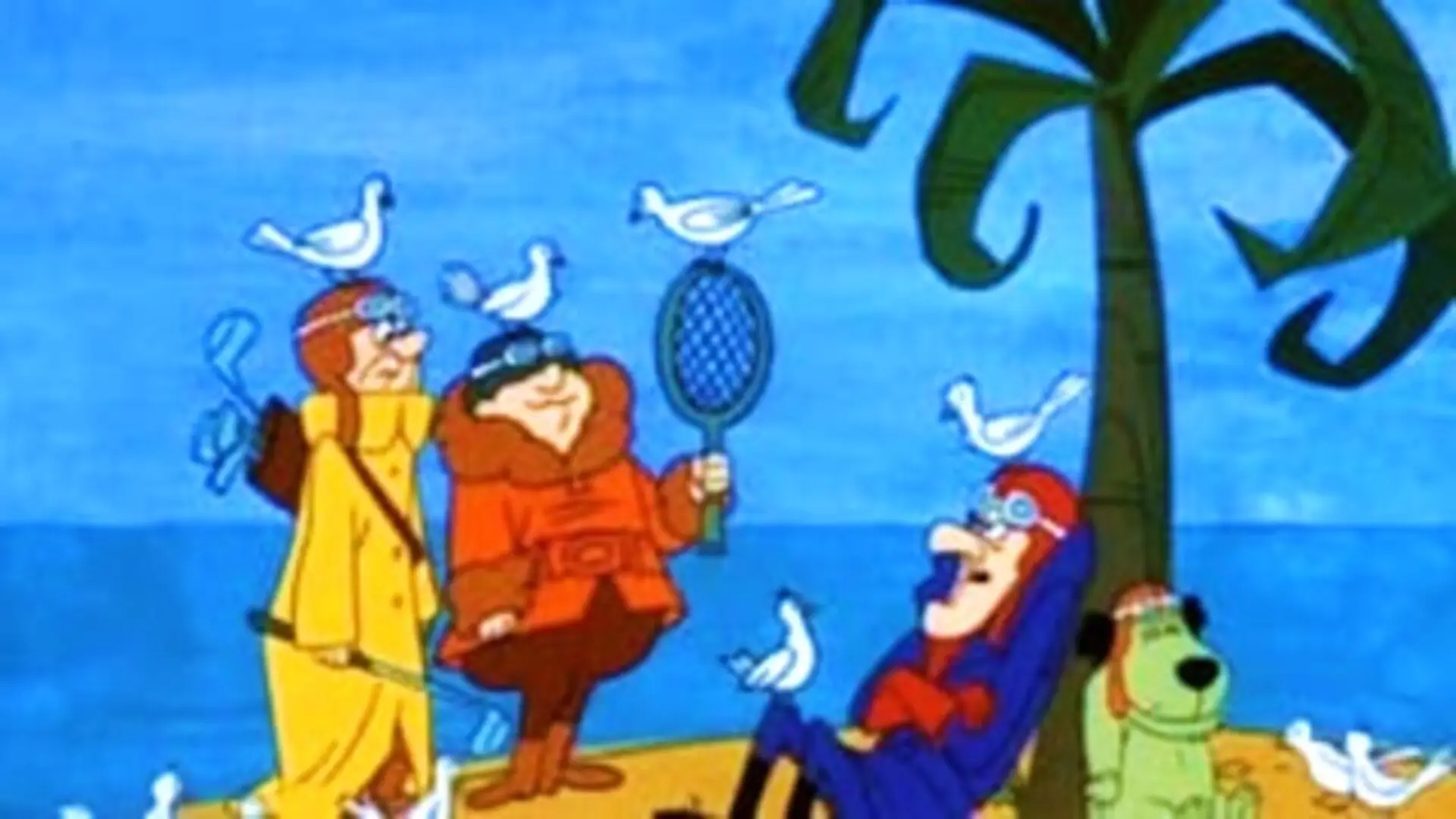 Pierre Nodoyuna y Patán en El escuadrón diabólico (1969), serie animada clásica de aviación y comedia