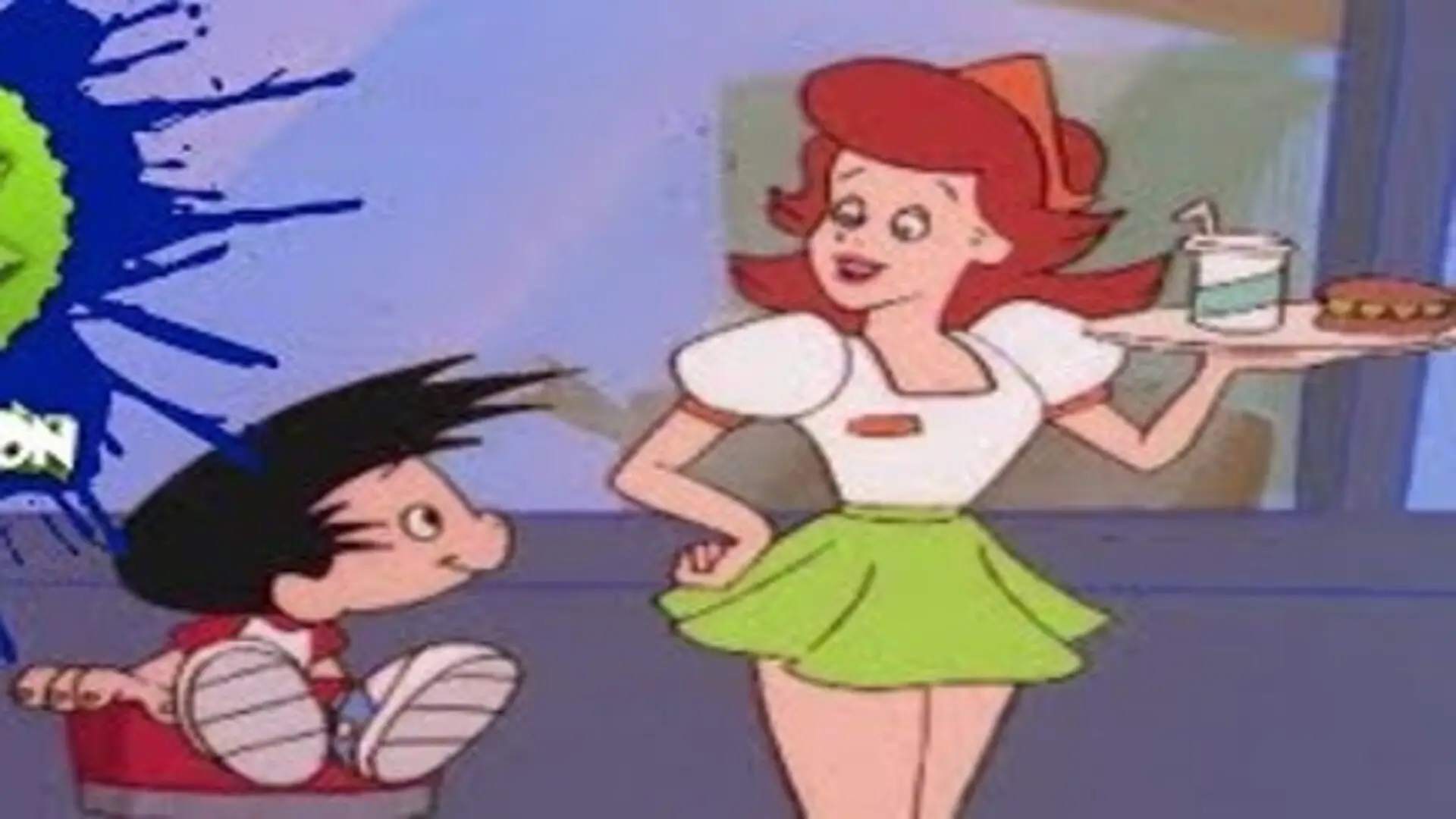 Bobby Generic imaginando mundos fantásticos en escena animada retro con estilo noventero