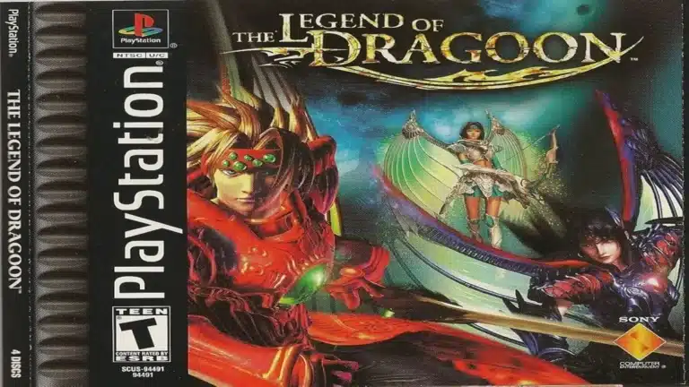 Legend of Dragoon (2000), videojuego retro de rol para PlayStation con fantasía épica y combates tácticos