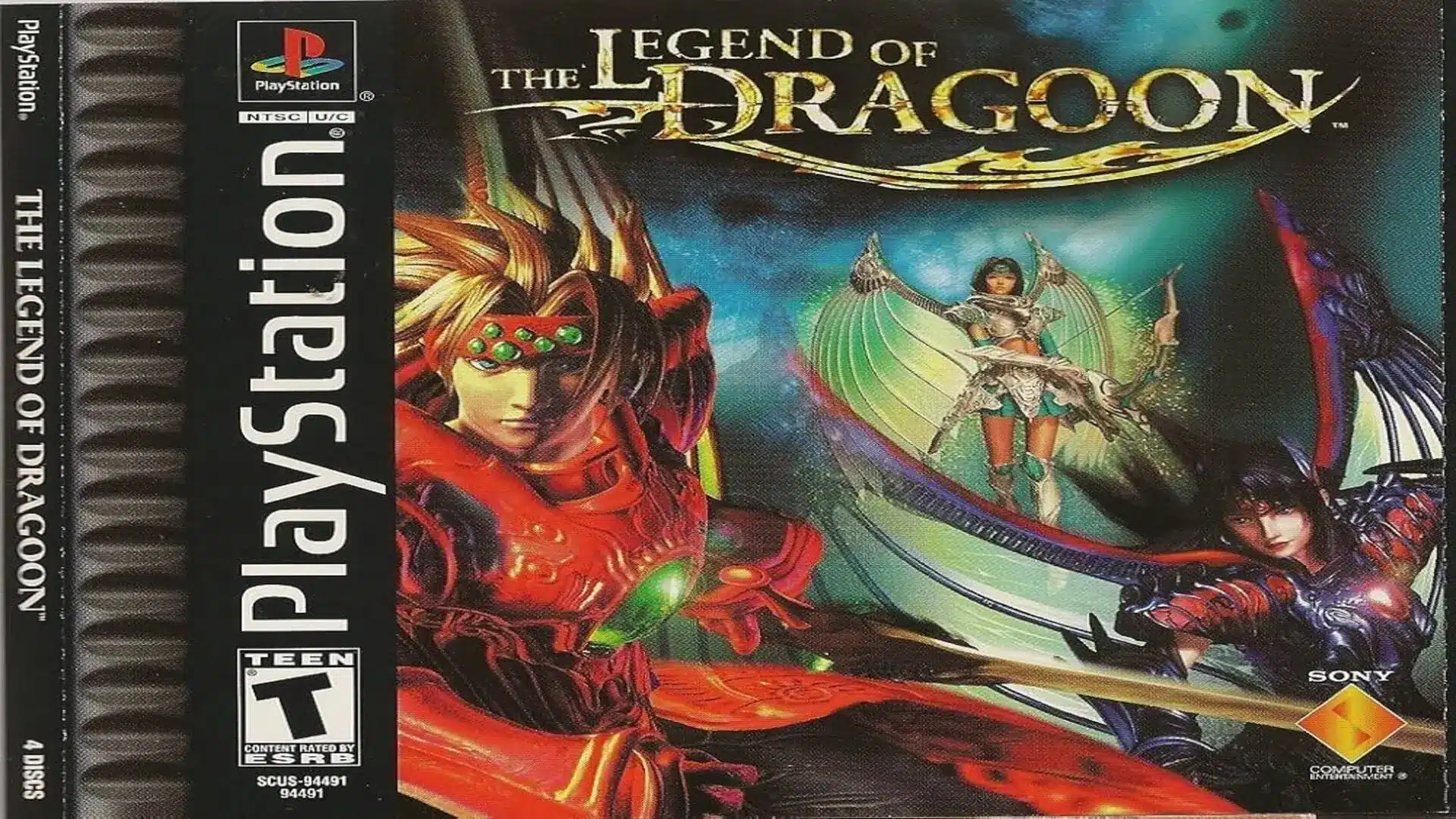 Legend of Dragoon (2000), videojuego retro de rol para PlayStation con fantasía épica y combates tácticos